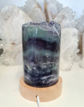 Load image into Gallery viewer, Rainbow Fluorite Lamp