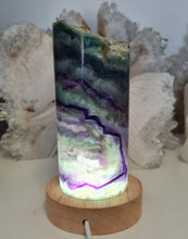 Load image into Gallery viewer, Rainbow Fluorite Lamp