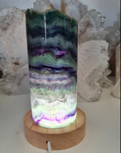 Load image into Gallery viewer, Rainbow Fluorite Lamp