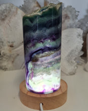 Load image into Gallery viewer, Rainbow Fluorite Lamp