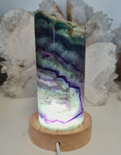 Load image into Gallery viewer, Rainbow Fluorite Lamp