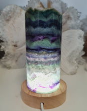 Load image into Gallery viewer, Rainbow Fluorite Lamp