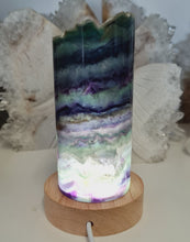 Load image into Gallery viewer, Rainbow Fluorite Lamp