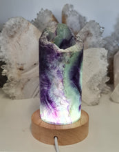 Load image into Gallery viewer, Rainbow Fluorite Lamp