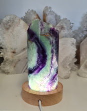 Load image into Gallery viewer, Rainbow Fluorite Lamp