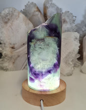 Load image into Gallery viewer, Rainbow Fluorite Lamp
