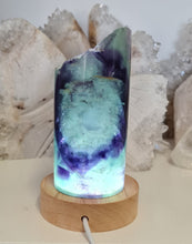 Load image into Gallery viewer, Rainbow Fluorite Lamp