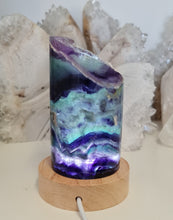 Load image into Gallery viewer, Rainbow Fluorite Lamp
