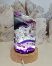 Load image into Gallery viewer, Rainbow Fluorite Lamp