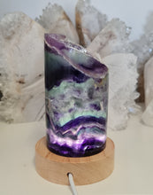 Load image into Gallery viewer, Rainbow Fluorite Lamp