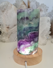 Load image into Gallery viewer, Rainbow Fluorite Lamp