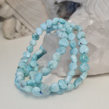 Load image into Gallery viewer, Larimar Heart Bracelet