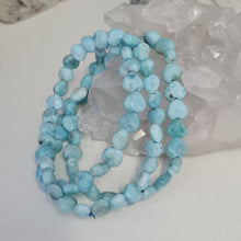 Load image into Gallery viewer, Larimar Heart Bracelet