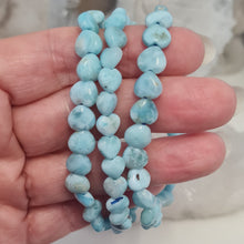 Load image into Gallery viewer, Larimar Heart Bracelet