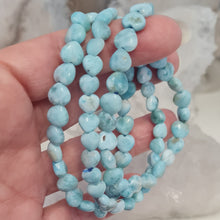 Load image into Gallery viewer, Larimar Heart Bracelet