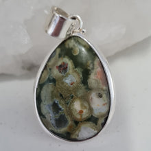 Load image into Gallery viewer, Australian Rainforest Jasper Sterling Silver Pendant