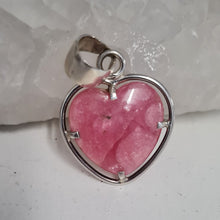 Load image into Gallery viewer, Rhodochrosite Sterling Silver Pendant