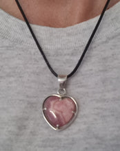Load image into Gallery viewer, Rhodochrosite Sterling Silver Pendant