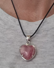 Load image into Gallery viewer, Rhodochrosite Sterling Silver Pendant