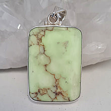 Load image into Gallery viewer, Citron Chrysoprase Sterling Silver Pendant