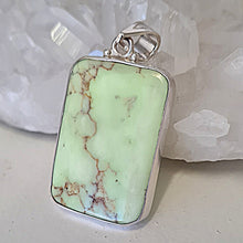 Load image into Gallery viewer, Citron Chrysoprase Sterling Silver Pendant
