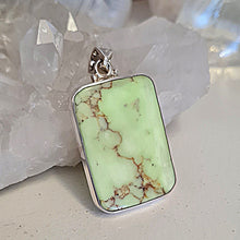 Load image into Gallery viewer, Citron Chrysoprase Sterling Silver Pendant