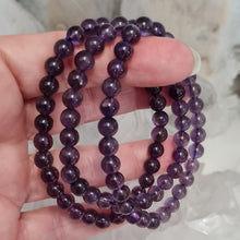 Load image into Gallery viewer, Amethyst Bracelet and Ear-rings Set
