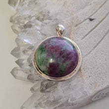 Load image into Gallery viewer, Ruby in Zoisite Pendant