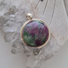 Load image into Gallery viewer, Ruby in Zoisite Pendant