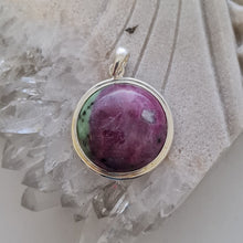 Load image into Gallery viewer, Ruby in Zoisite Pendant