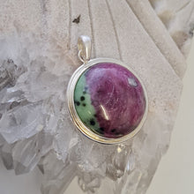 Load image into Gallery viewer, Ruby in Zoisite Pendant