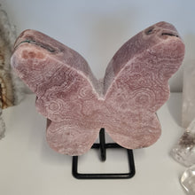 Load image into Gallery viewer, Pink Amethyst Butterfly on Stand