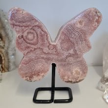 Load image into Gallery viewer, Pink Amethyst Butterfly on Stand
