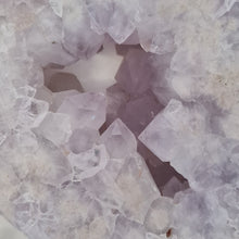 Load image into Gallery viewer, Amethyst and Quartz Heart