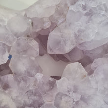 Load image into Gallery viewer, Amethyst and Quartz Heart