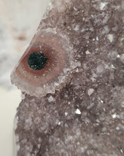 Load image into Gallery viewer, Amethyst with Stalactite Eyes Cutbase
