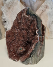 Load image into Gallery viewer, Red Amethyst with Stalactite Eyes Cutbase