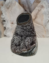 Load image into Gallery viewer, Red Amethyst with Stalactite Eyes Cutbase