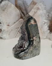 Load image into Gallery viewer, Red Amethyst with Stalactite Eyes Cutbase