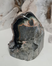 Load image into Gallery viewer, Red Amethyst with Stalactite Eyes Cutbase