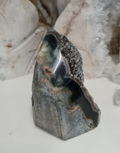 Load image into Gallery viewer, Red Amethyst with Stalactite Eyes Cutbase
