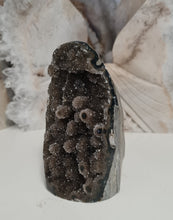 Load image into Gallery viewer, Red Amethyst with Stalactite Eyes Cutbase