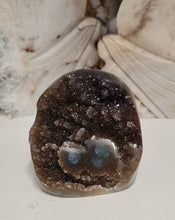 Load image into Gallery viewer, Red Amethyst with Stalactite Eyes Cutbase