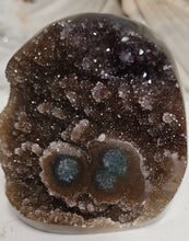 Load image into Gallery viewer, Red Amethyst with Stalactite Eyes Cutbase