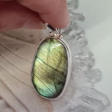 Load image into Gallery viewer, Labradorite Sterling Silver Pendant