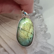 Load image into Gallery viewer, Labradorite Sterling Silver Pendant