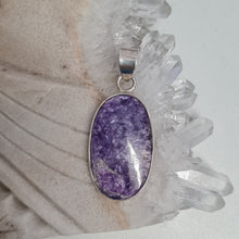 Load image into Gallery viewer, Charoite Sterling Silver Pendant