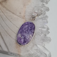 Load image into Gallery viewer, Charoite Sterling Silver Pendant