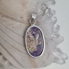 Load image into Gallery viewer, Charoite Sterling Silver Pendant