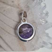 Load image into Gallery viewer, Charoite Sterling Silver Pendant